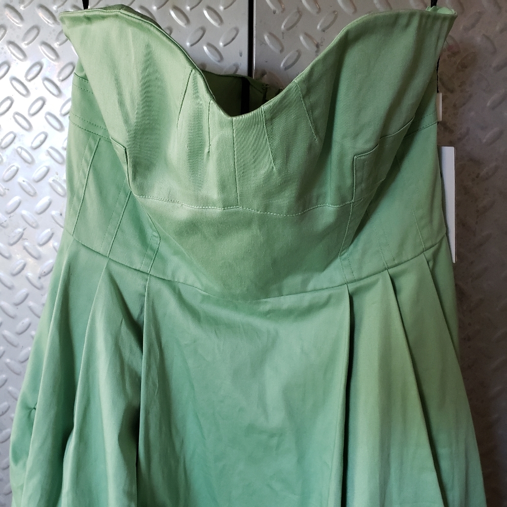 BNWT CALVIN KLEIN pistachio empire waist with POCKETS (4) - Picture 11 of 12